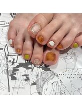 ムーネイル(mou nail)/もやもや薄べっ甲とミラー