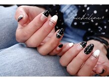 ミシュリーヌ(micheline.)/甘くない大人ドットネイル