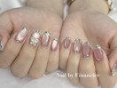 ガラスフレンチネイル