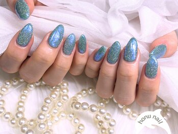ホヌネイル(honu nail)の写真/シンプルだからこそセンスが際立つ☆マグネット/グリッター/インクジェルなどカラー多数ご用意あり◎