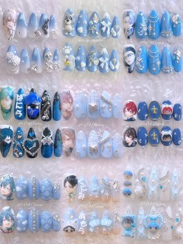 ルメッド(Remede)/水色ネイル