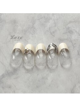 ネイルサロンリュクス (nailsalon Luxe)/おしゃれフレンチネイル