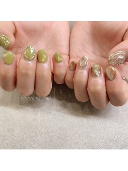 プライズアイリス アイラッシュ 池袋東口店(prize Iris eyelash)/ちぐはぐネイル【池袋】