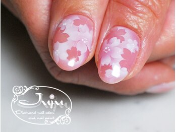 ジュジュ(Juju)/エアジェルデザイン　桜ネイル
