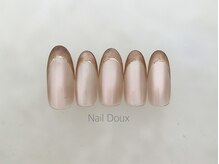 ネイル ドゥ 岡山駅前店(Nail Doux)/大人ブラウンネイル