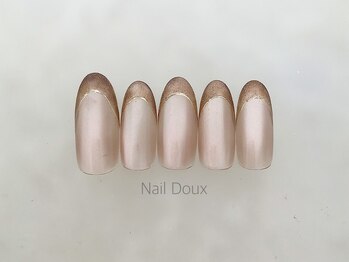 ネイル ドゥ 岡山駅前店(Nail Doux)/大人ブラウンネイル