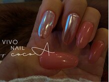 ココア(cocoA)/ミラーネイル