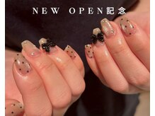 ラメグラフレンチネイル 上品