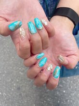 エム(em)/夏シェルネイル