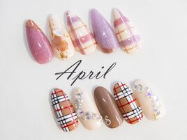 チェックネイル