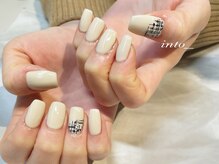 ネイルサロン イントゥ(into_)/ツイード　ワンカラー　スクエア