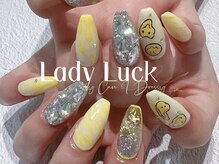 レディラック バイ キャンアイドレッシー(Lady Luck by Can I Dressy)/落書き風ネイル