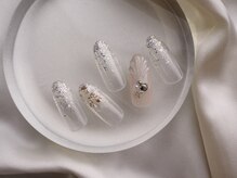 ネイル スパ ココプラス(Nail spa Cocoplus)/ラメグラデーション×人魚ネイル