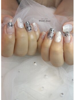 リッシュ ドゥ(RICHE deux)/【定額】ツイード色変えデザイン