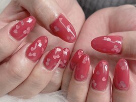 ハートホロネイル