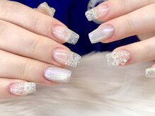 マシェリ(MA CHERIE)/長さ出しラメグラデーション