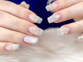 マシェリ(MA CHERIE)/長さ出しラメグラデーション