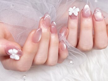 ビルドアップビューティー(Build Up Beauty)/リボンマグネットネイル