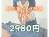 【平日限定】腰の重だるさ根本改善￥2,980