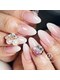 アジュールネイル 垂水店(AzurNail)の写真/【ワンカラー・カラグラ（ストーンアート付）¥4000】全メニューオフ込!何度来ても同じ価格★当日予約OK♪