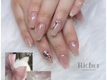 リシェリ(Richer)/ホワイトミラーネイル
