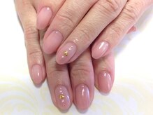 パラジェル登録サロン バランス シンプルネイル&アイラッシュ 新田東店(balance)/ピンクベージュ