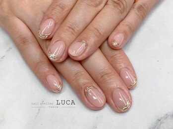 ネイルアトリエルカ(nail atelier LUCA)/W-876 大人アクセサリーネイル