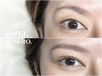 ソナ バイ イト(sona by itO.)/眉毛Wax&間引き&デザインパーマ
