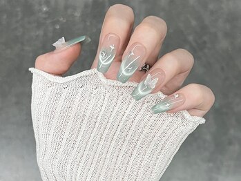 センスネイル(Sense Nail)/ネイビーマグフレンチ