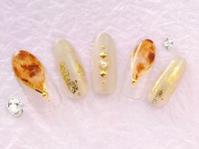 ネイルプラザ 河原町OPA店(NAIL PLAZA)/定額￥6800☆べっ甲ネイル