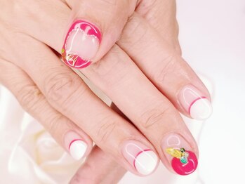 キープ ネイルサロン(KEEP)/くり抜きアート~りんご~