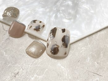 【フット】レオパードネイル