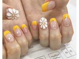 ぷくぷくお花ネイル