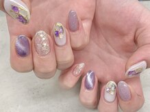ネイルサロン ドゥ(Nail Salon Doux)/（平田）紫陽花カラー