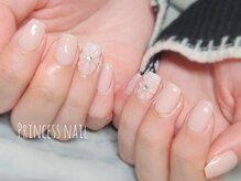 プリンセスネイル(Princess nail)/ぷっくりフラワー8600
