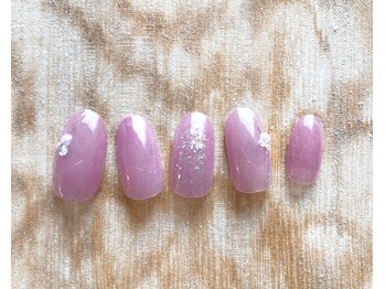 ココルポ 京橋(COCORUPO)/ピンクムラ塗り