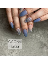 ～ぷっくりフラワーネイル～
