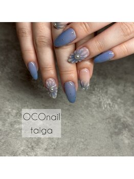 オコネイル ネイルサロンアンドスクール(OCO nail)/～ぷっくりフラワーネイル～