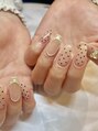 クレアラルーチェ 博多駅前店(Crea la Luce)&nbsp;オーダーネイル/ベージュの落ち着いたカラーで☆
