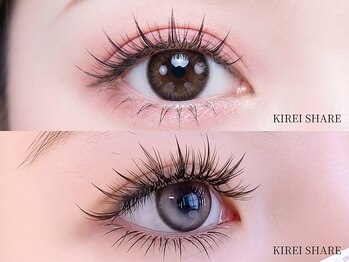 キレイシェア バイ プリンセスローズ静岡駅店(KIREI SHARE)の写真/羽ラッシュ・バインドロック・LEDまつエク★最旬デザインで理想の目元に♪