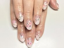 クォーターリゾートネイル(QUARTER RESORT nail)/桜ネイル☆
