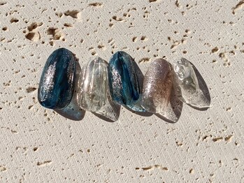 ネイルドッグ(NAIL DOG)/ネイビー×シルバーネイル♪