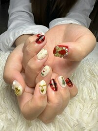 クリスマスネイル