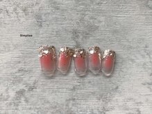 シンプリー ネイルアンドアイラッシュ 祖師谷大蔵店(Simpliee Nail&Eyelash)/ビジューチークネイル