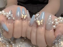 モアネイル 新宿/ワンホンネイル/持ち込み/新宿