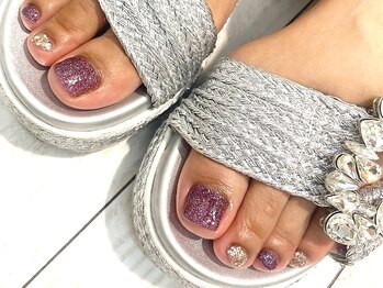 ファム 岡山店(Fam)/ワンカラーフットネイル