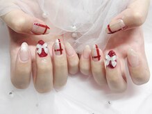 フェリスネイル 池袋店(Feliz Nail)/マグネットカラー＆チェック