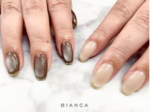 ビアンカ 池袋店(Bianca)/マグネットアシンメトリーネイル