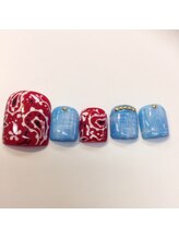 ビービーネイル(BB)/バンダナ柄