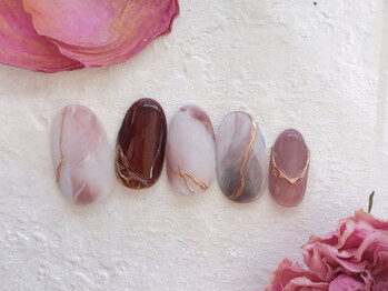 ナル バイ ネイルブレイク(Nalu by Nail Break)/大理石×マット